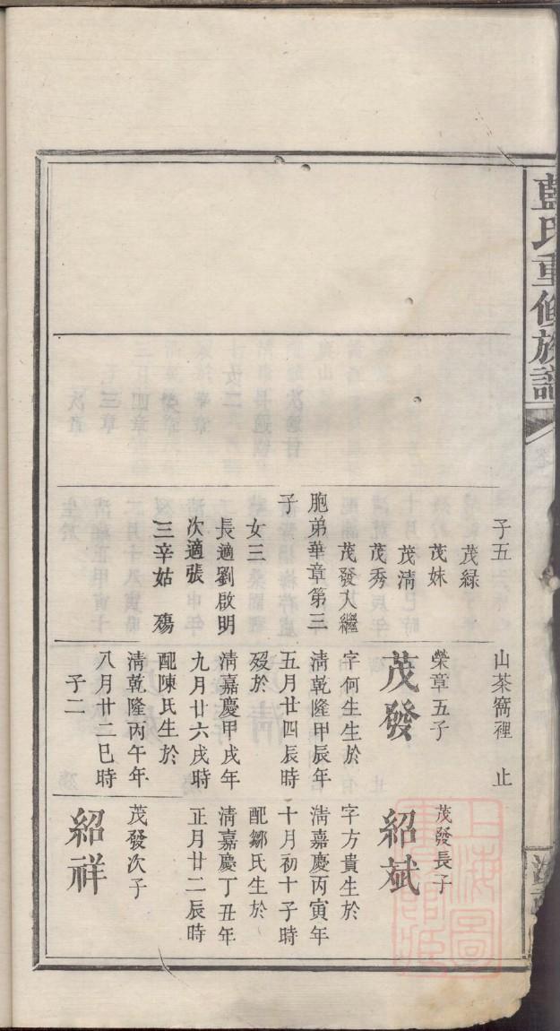 郏氏族谱