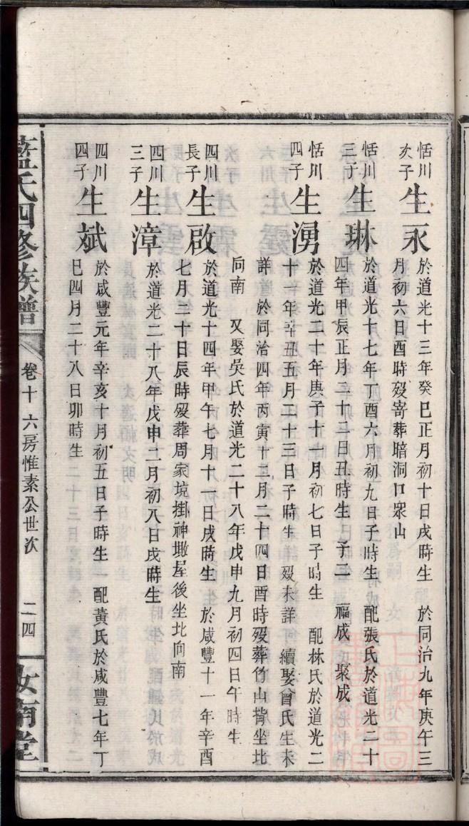 廖氏族谱辽宁分支