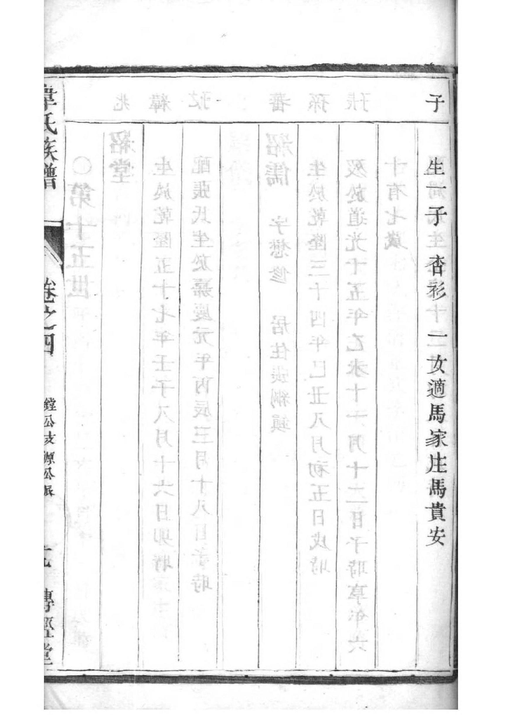 戴氏族谱四川分支
