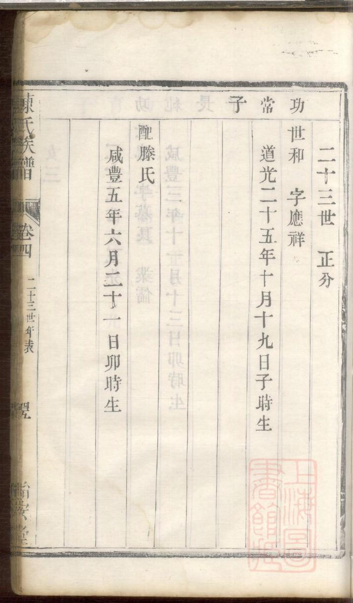 严氏族谱字辈