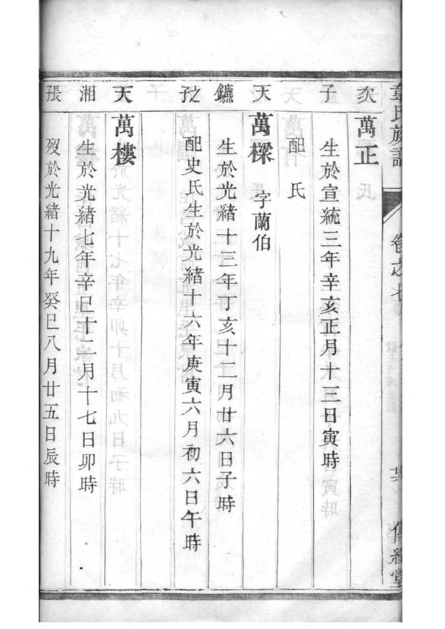 弘氏族谱字辈查询表