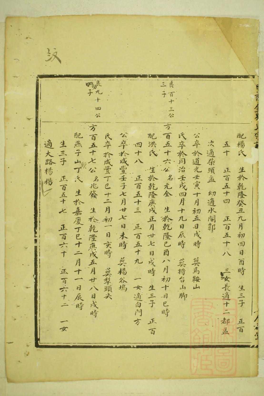 韩氏族谱辽宁