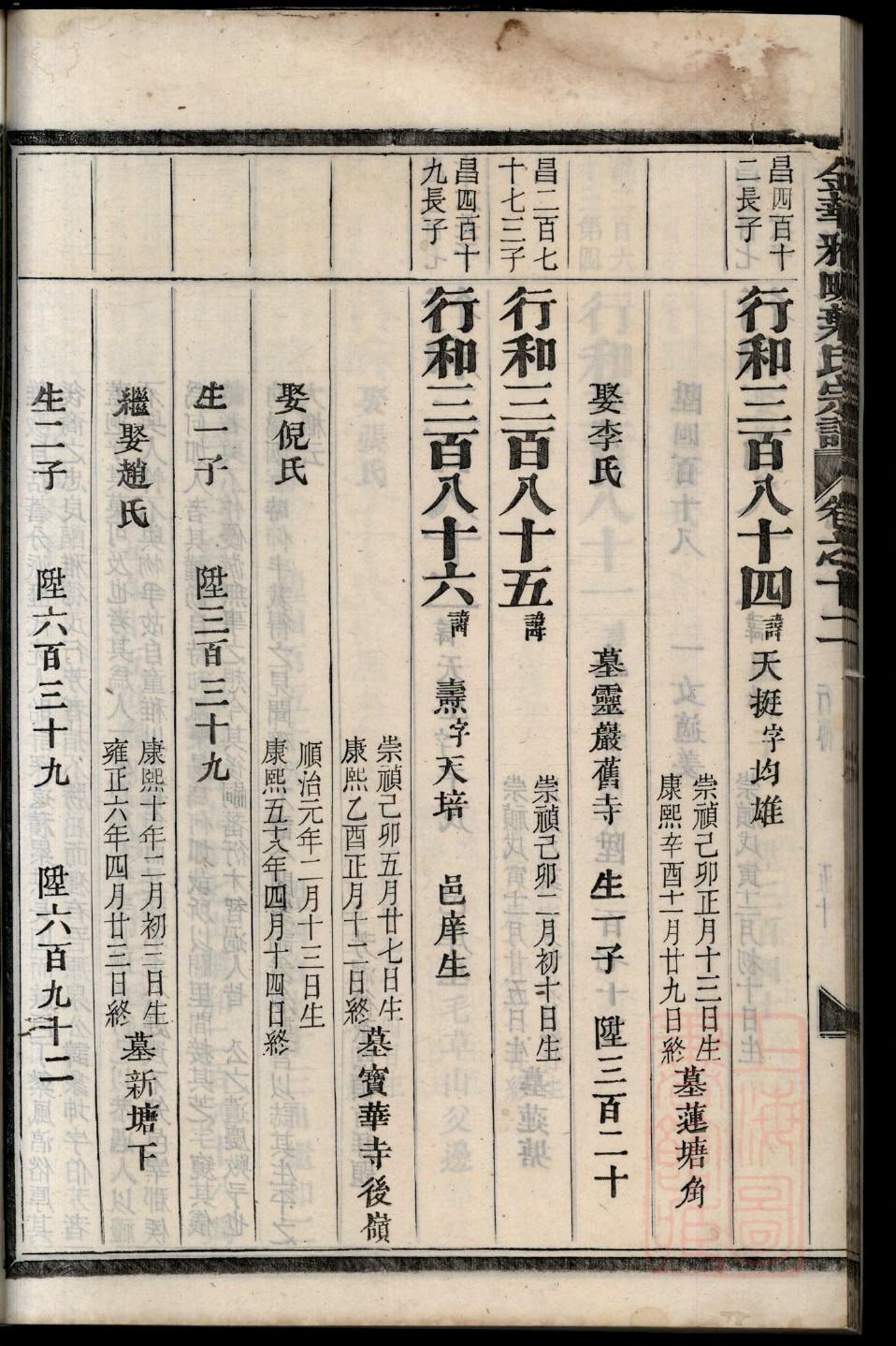 靖家家谱查询