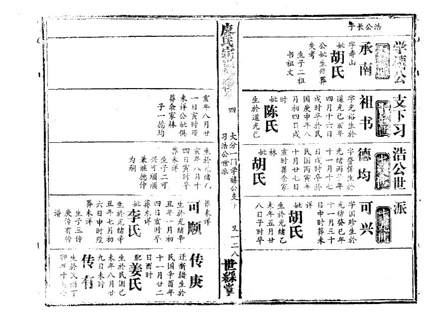 段氏族谱60字辈排行
