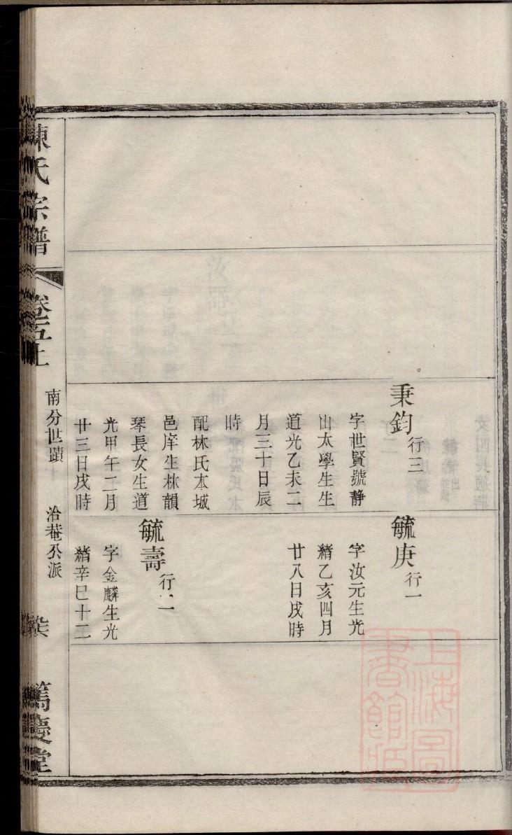 严氏族谱辈分表查询