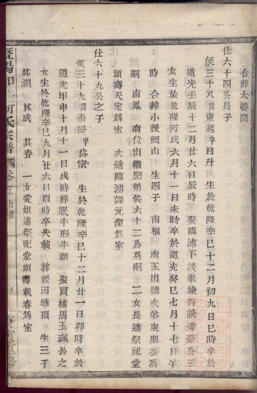 贺氏族谱四川分支