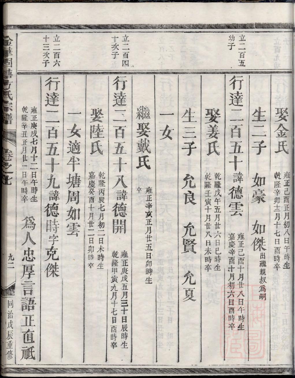 蹇氏族谱字辈大全集