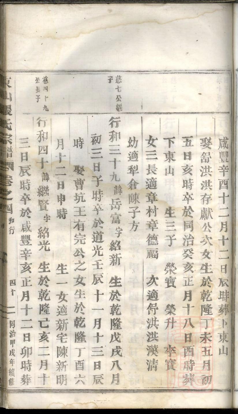 贵州卢氏家族族谱字辈