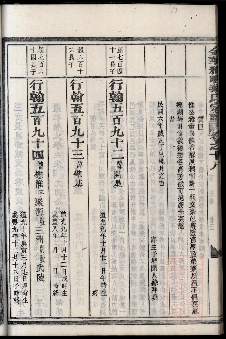 左丘氏族谱视频