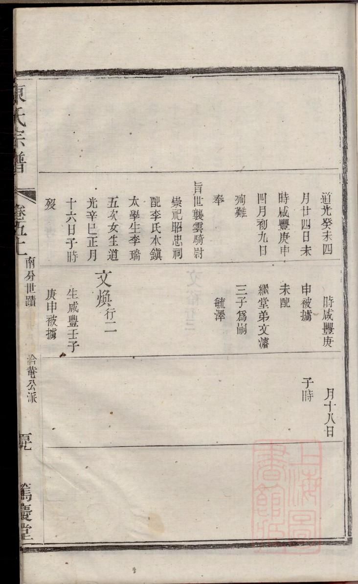 范氏族谱世系表