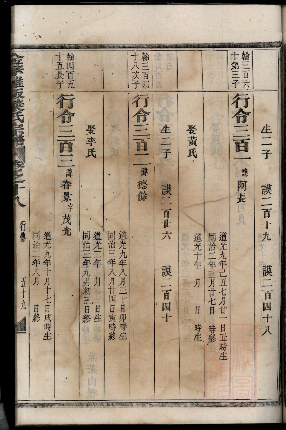 曹姓族谱