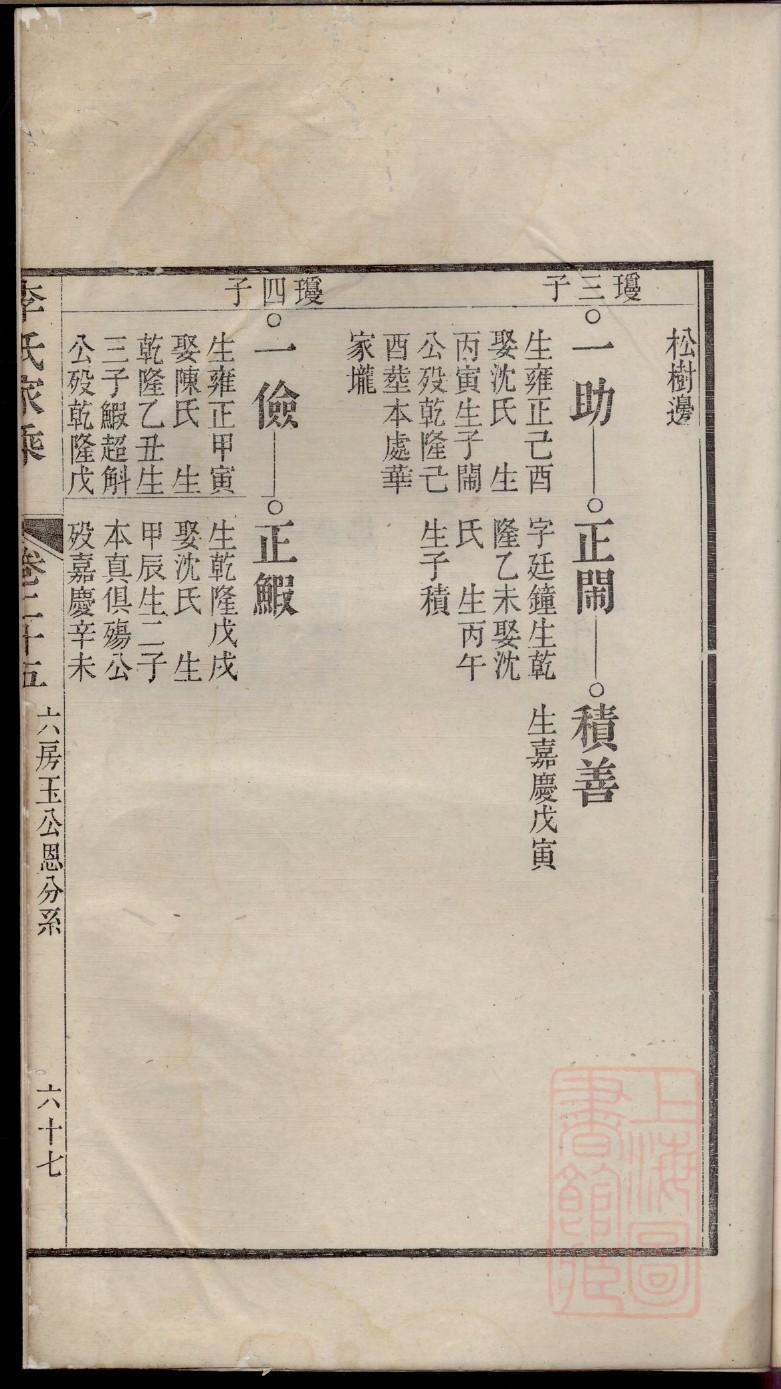 孟姓家谱
