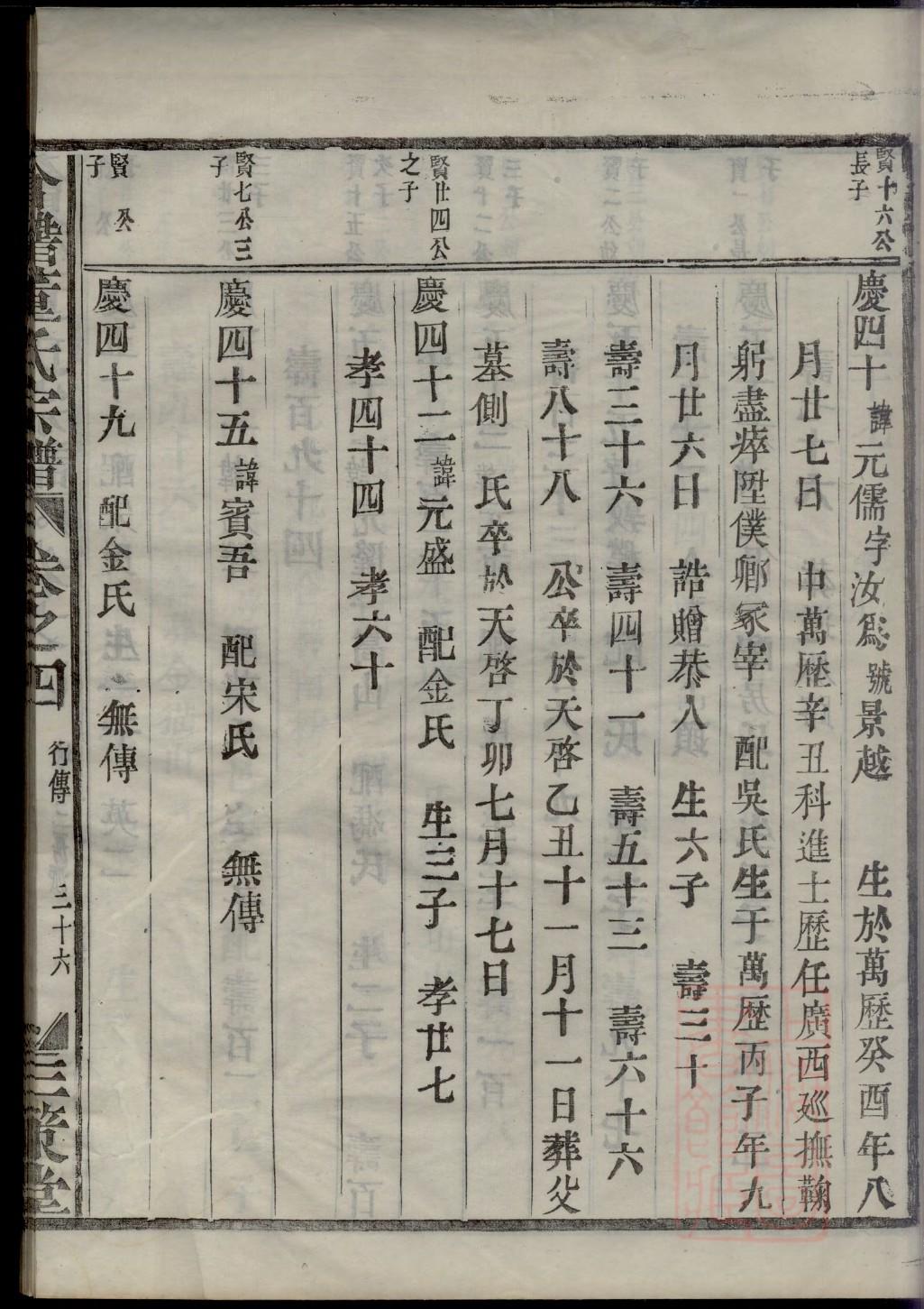 康氏族谱56个字辈