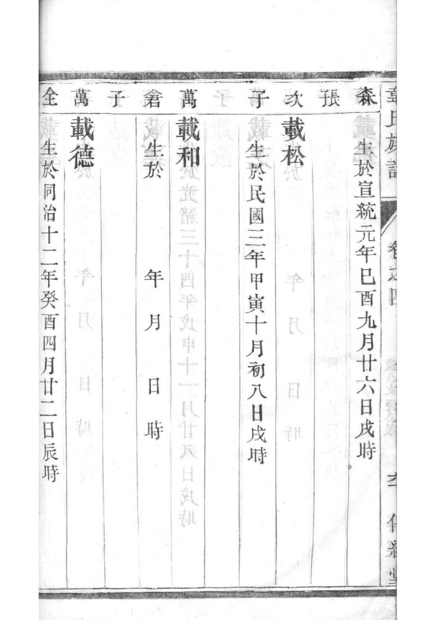 中国族谱家谱大全