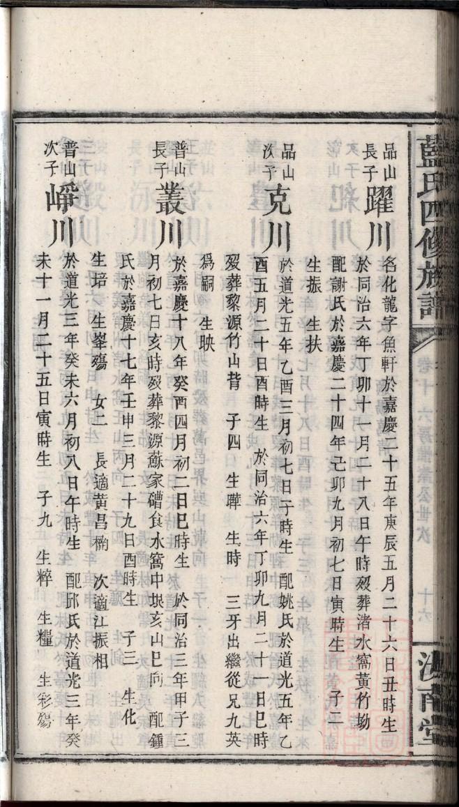 訾氏族谱图片