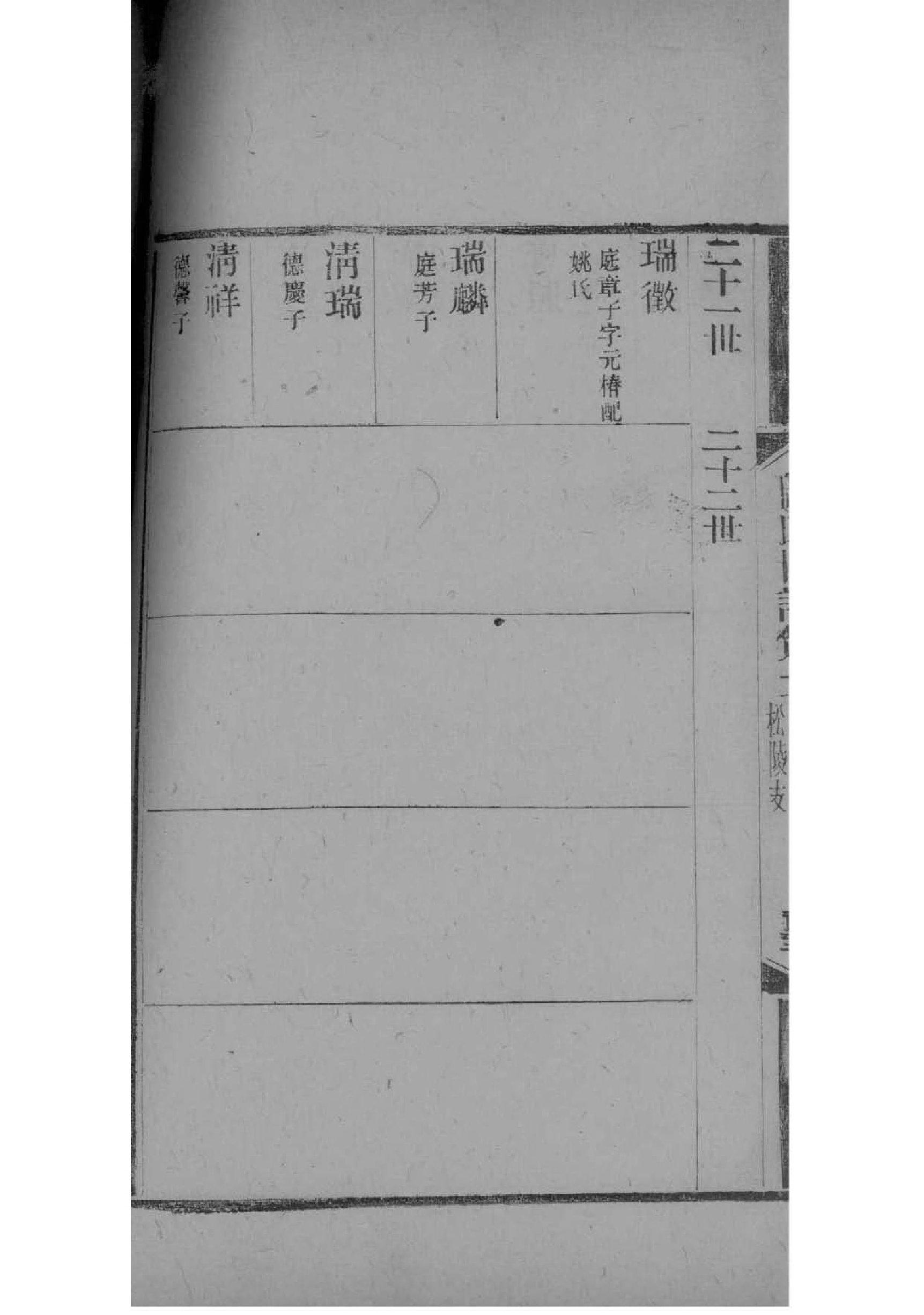 夏侯族谱