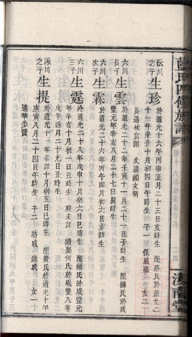 戴氏家谱定制方法