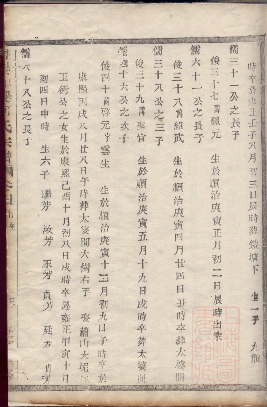 湖南谢氏族谱字辈大全