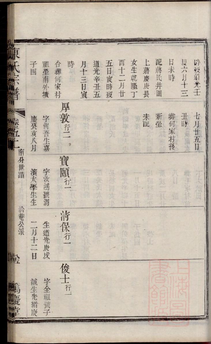 萧县任氏族谱辈分