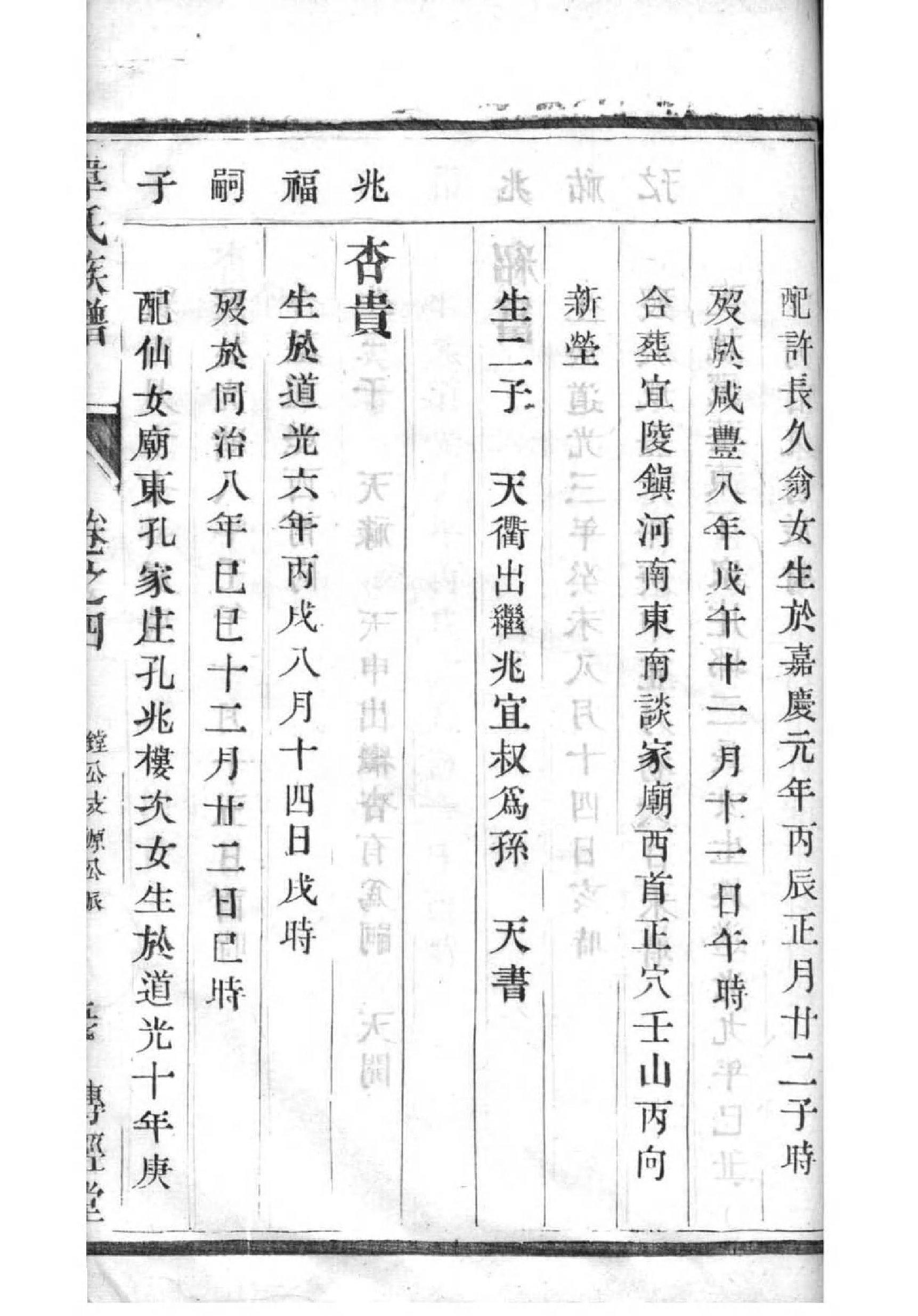 贡氏族谱的收藏价值