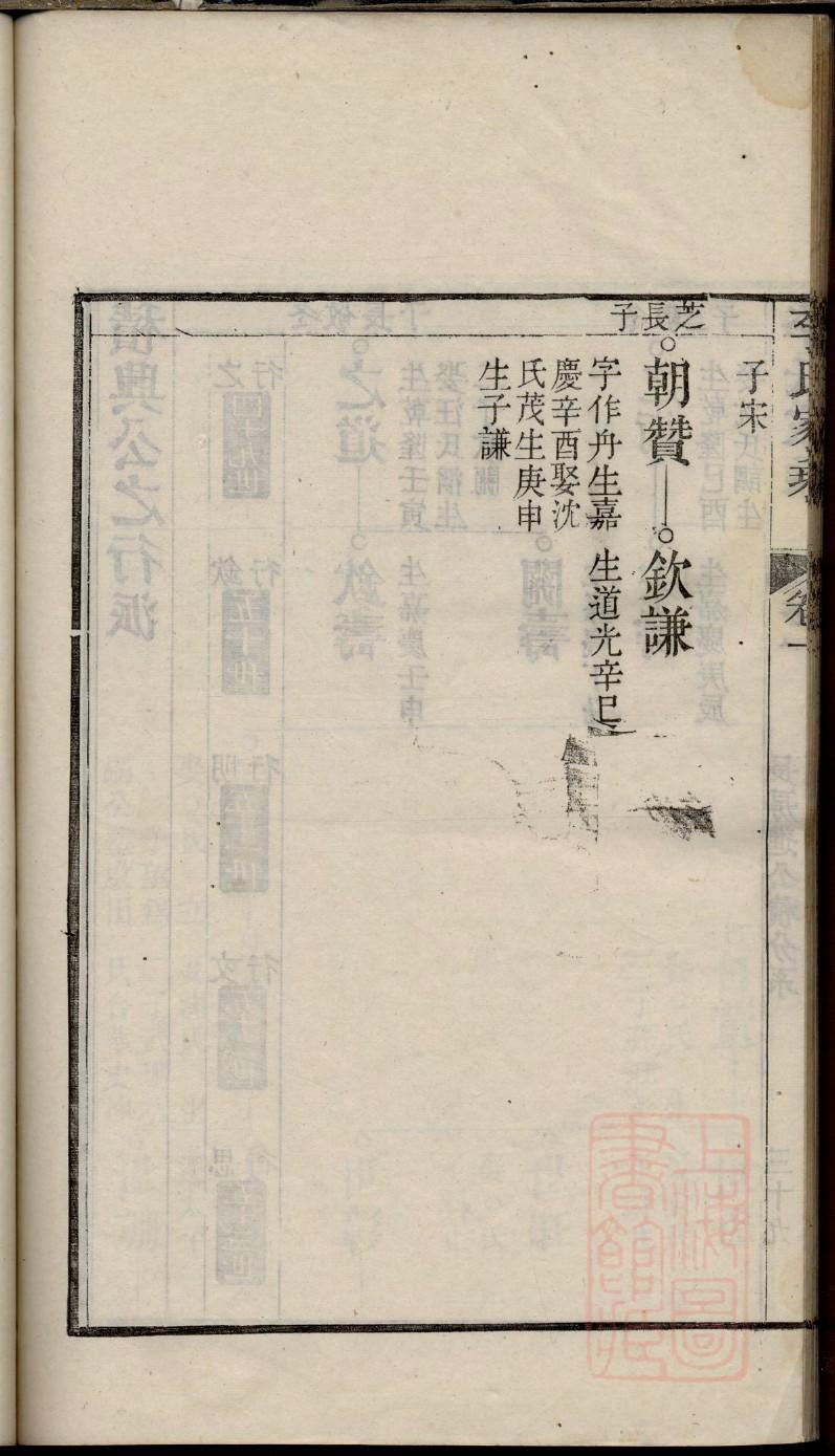 其氏族谱图片