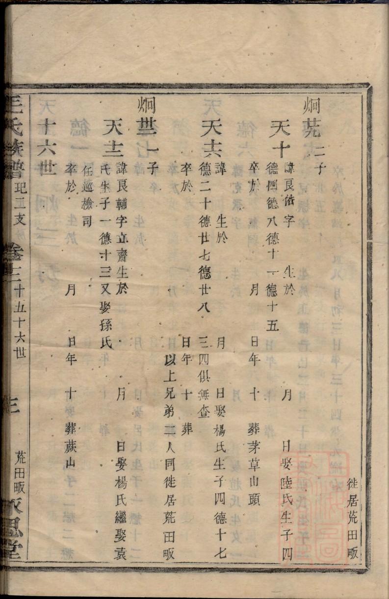 刘姓家谱辈分查询