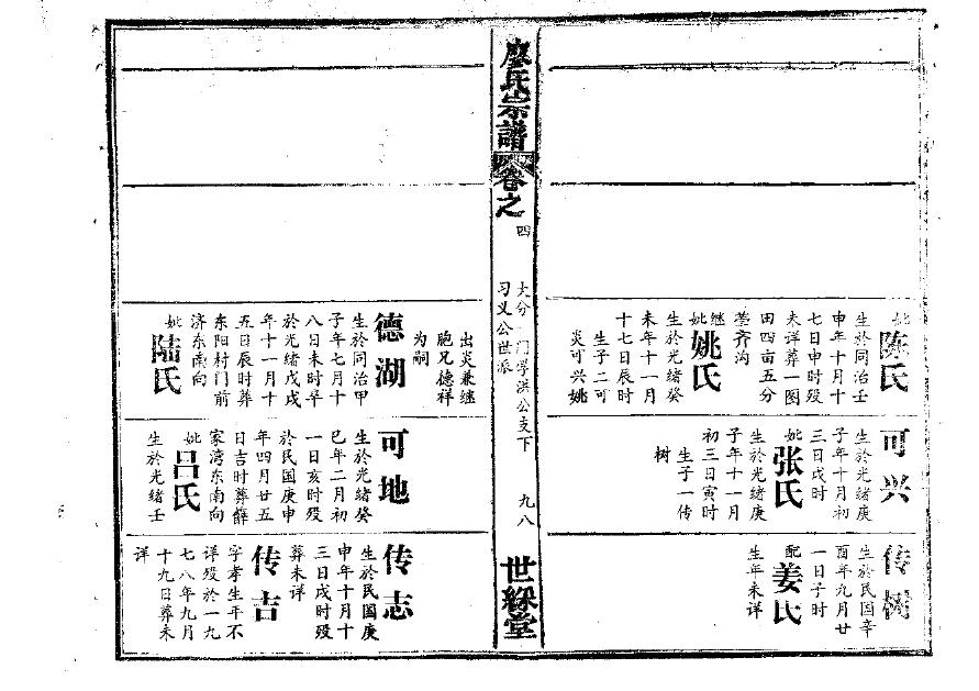 喻氏族谱电子版