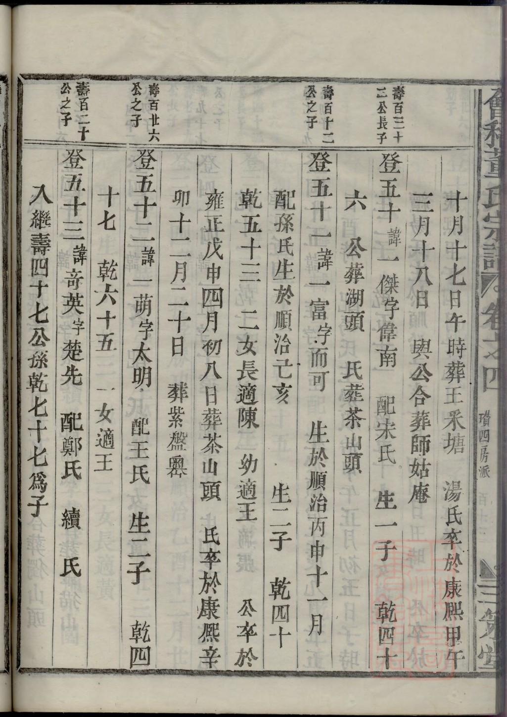 邴氏族谱十六字家训