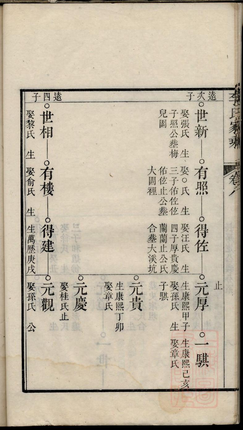 李氏族谱书籍