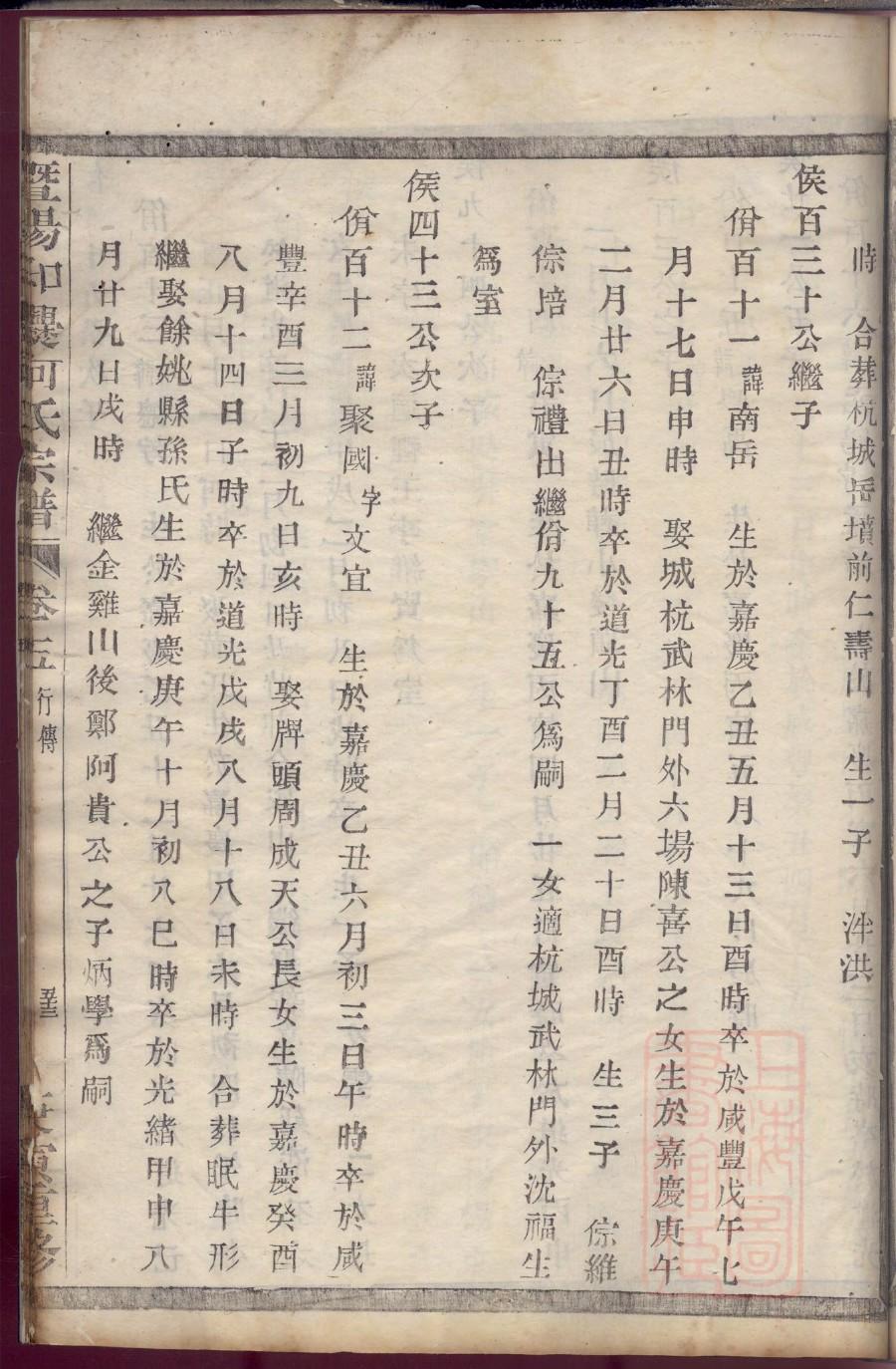 蒋氏家谱族谱在哪里看