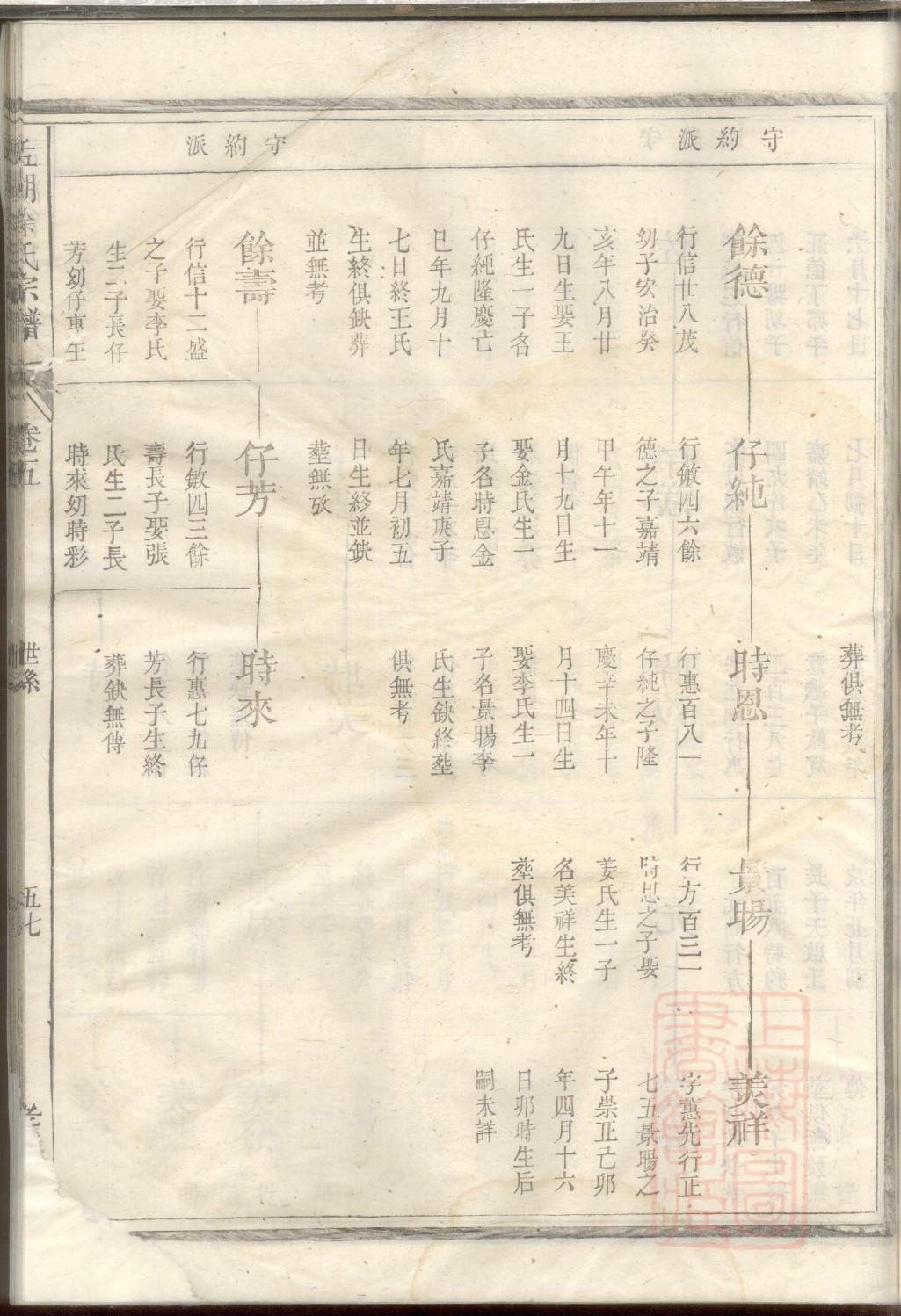 湖南桃源江氏族谱字辈