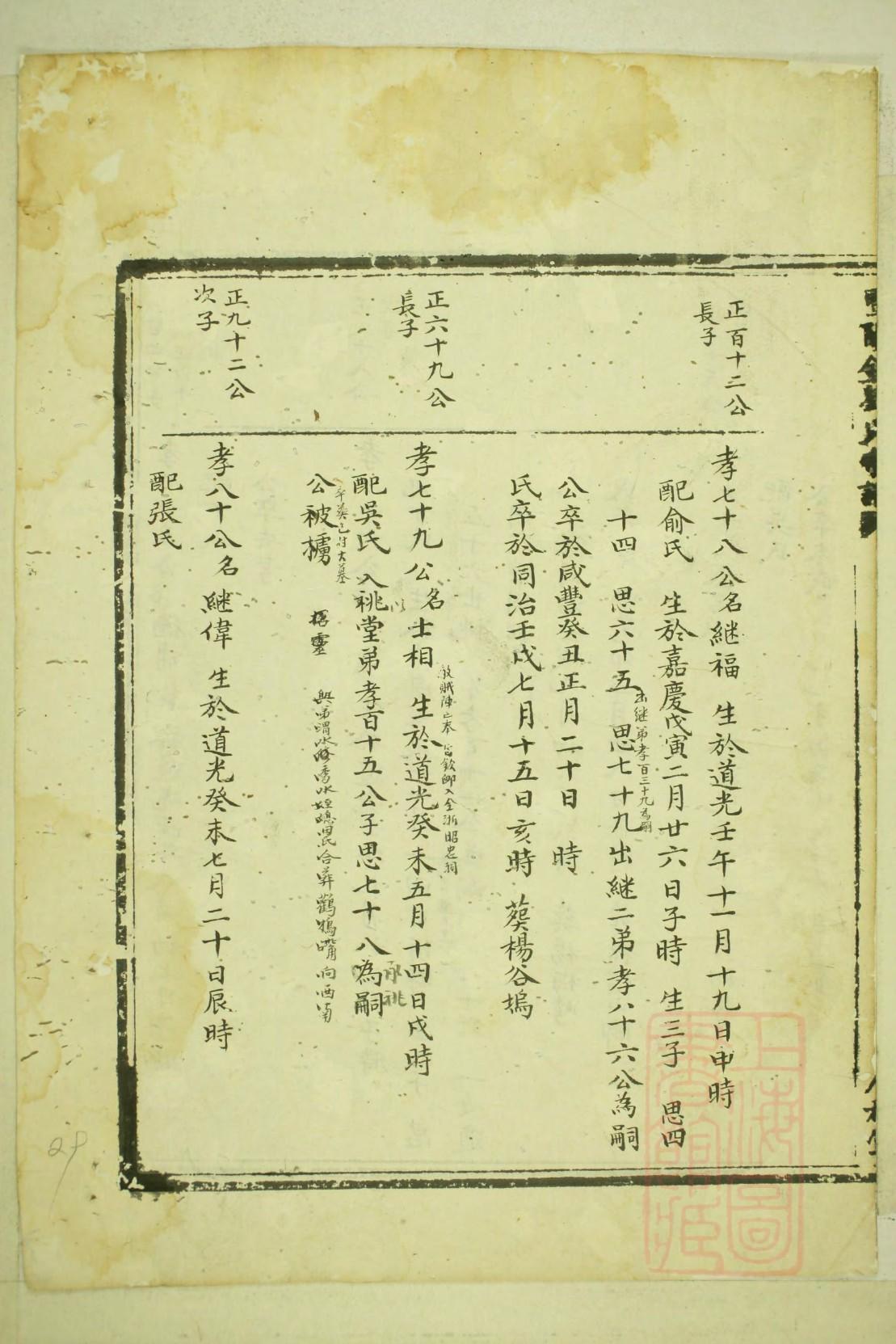 谢家家谱查询