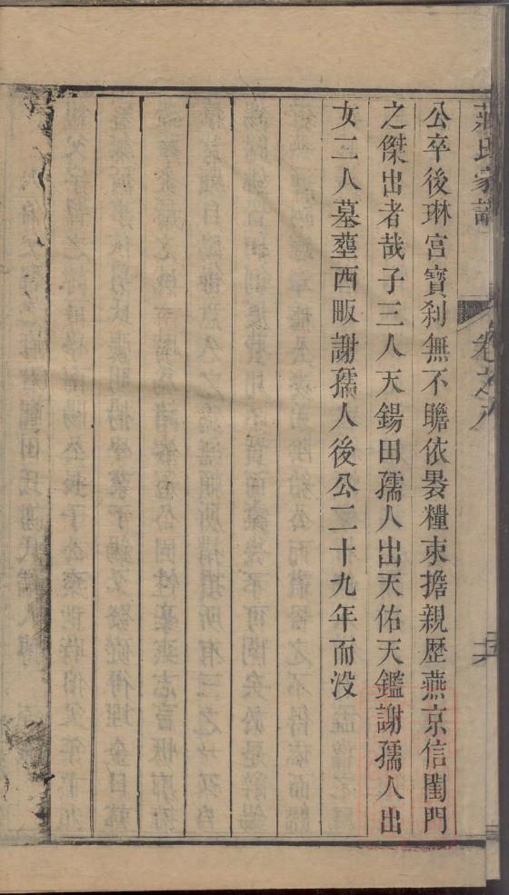 冠氏族谱序范本范文