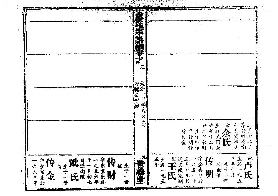 江西贺氏族谱字辈大全