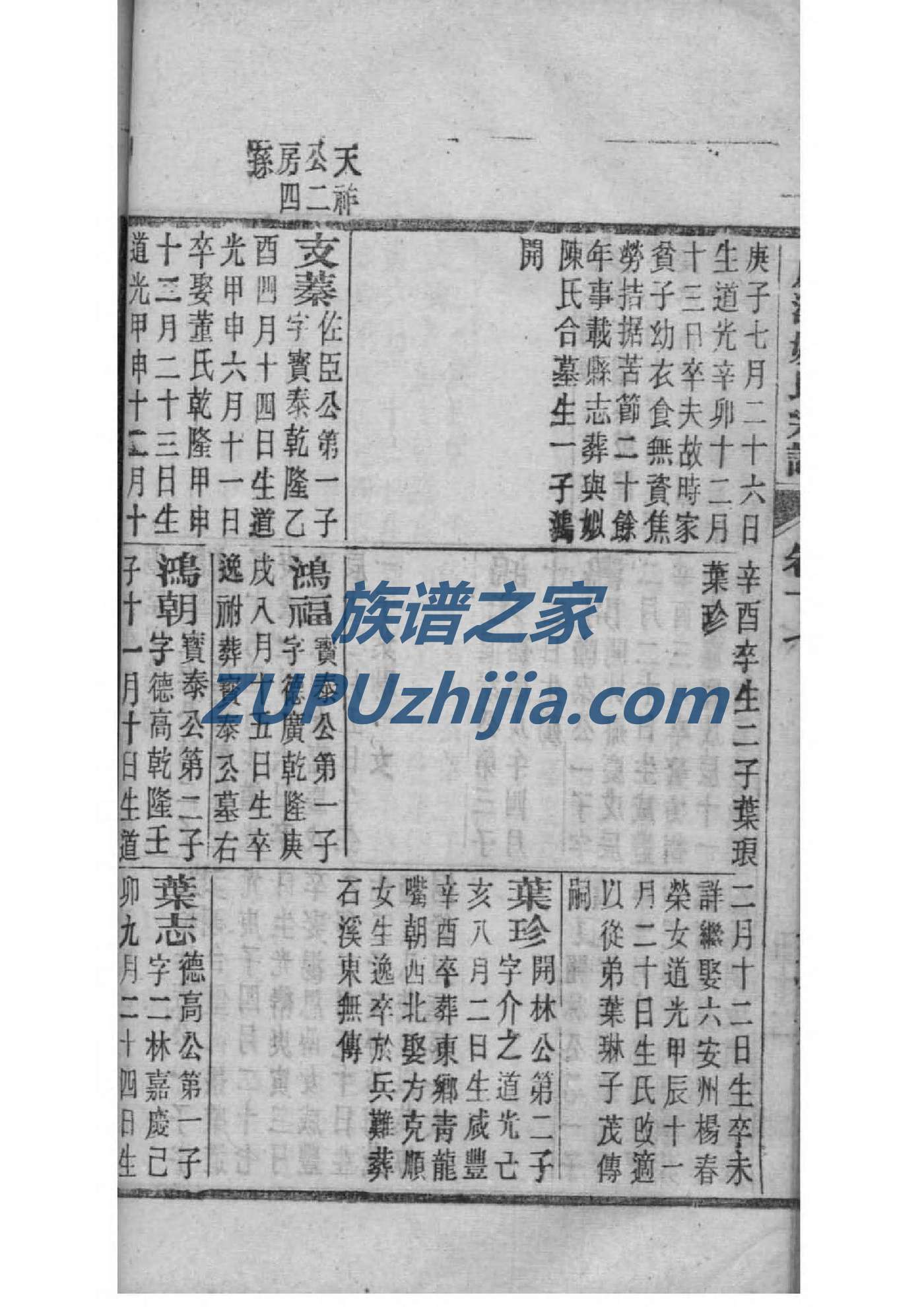 羽姓家谱辈分表
