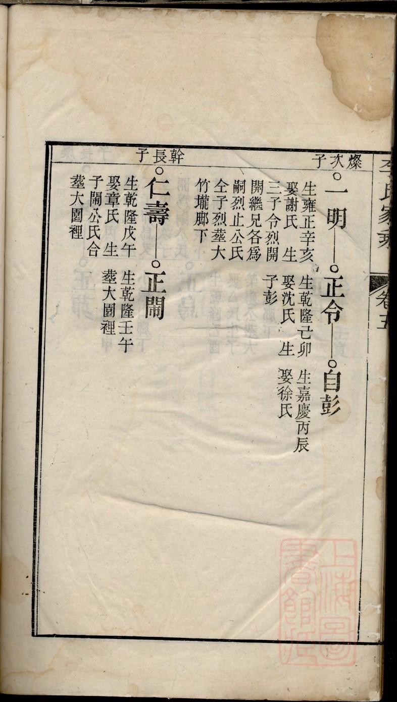 南充文氏家谱