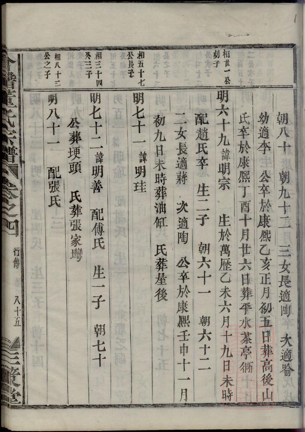 抗氏族谱十六字家训