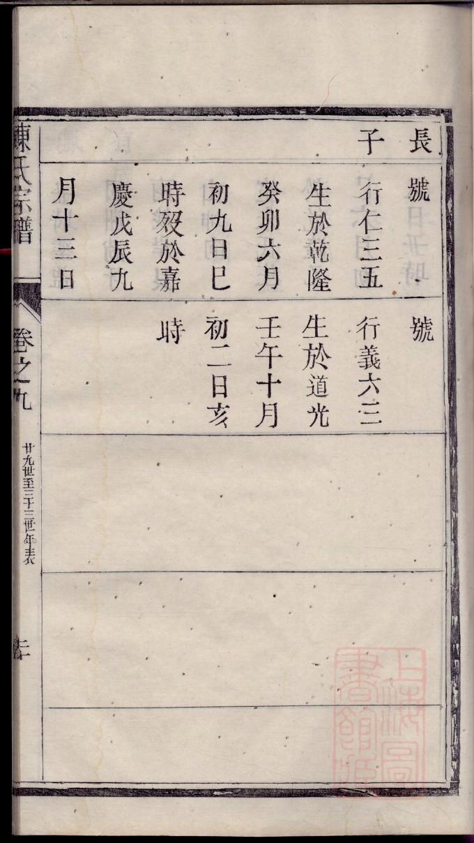 荤氏族谱完整版