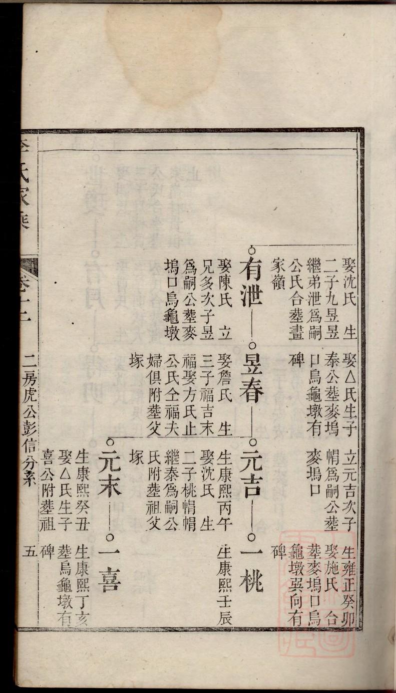 五华县李氏族谱