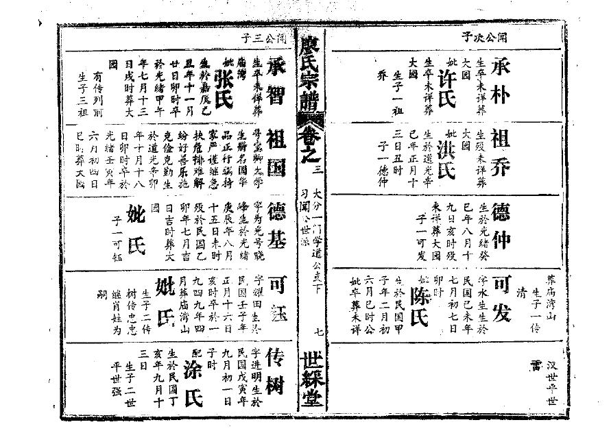 宣氏族谱视频