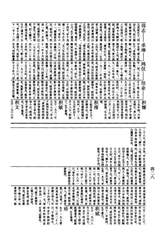 隗氏族谱字辈查询表