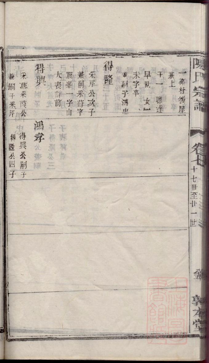 校氏族谱字辈大全集