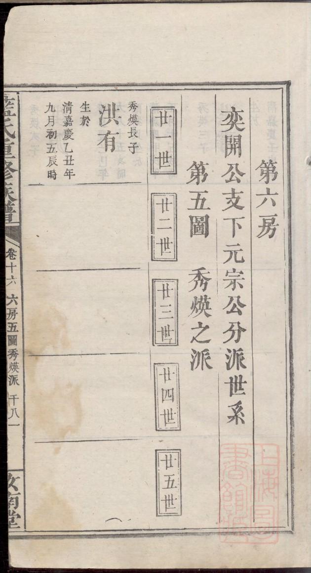 朋氏族谱十六字家训