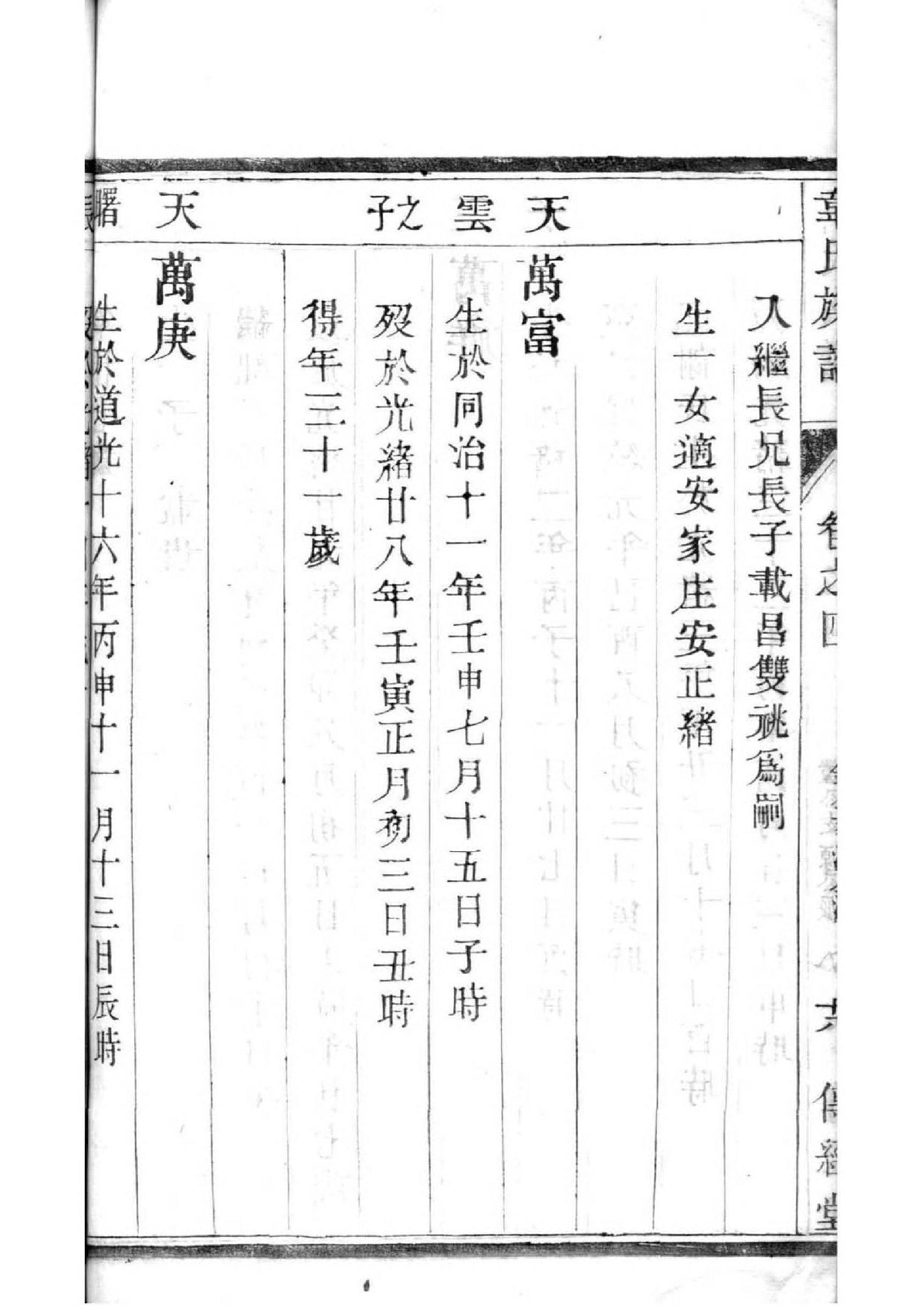 皇甫氏族谱图片