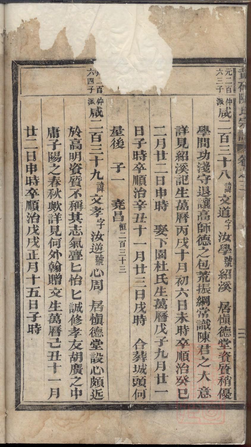 陶姓族谱陶氏家谱