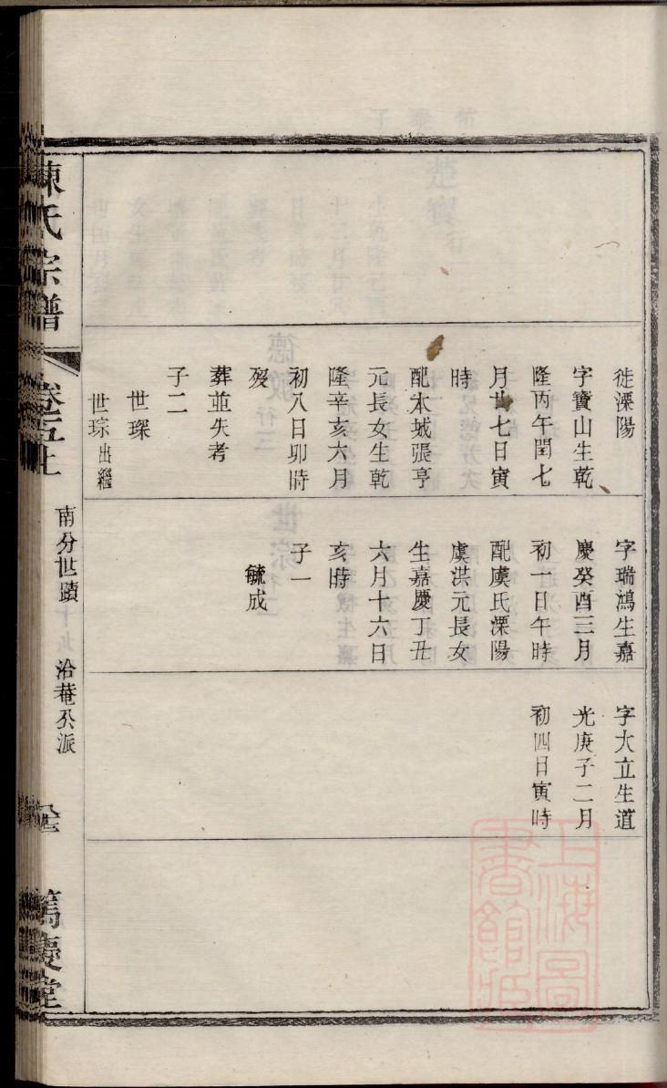 井氏族谱十六字家训