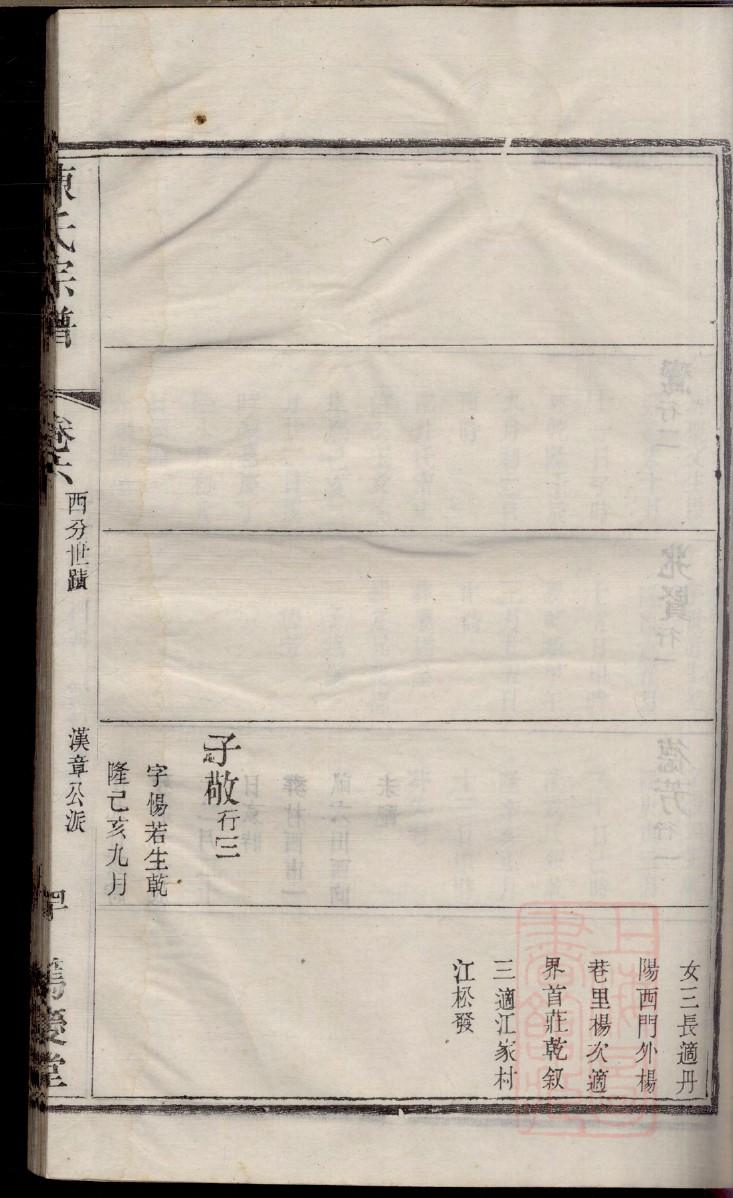 鲁氏家谱族谱在哪里看