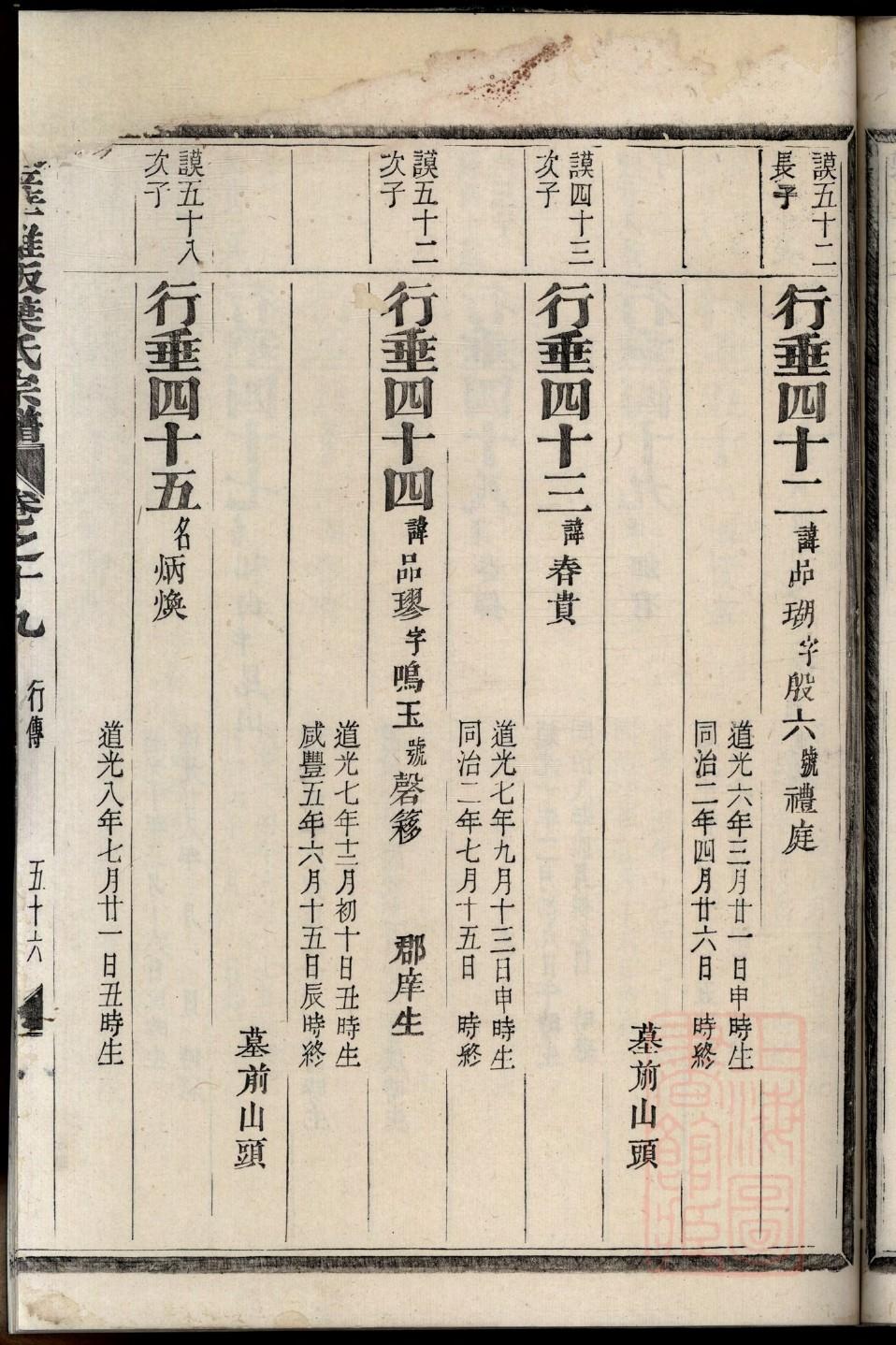 家谱族谱挂画
