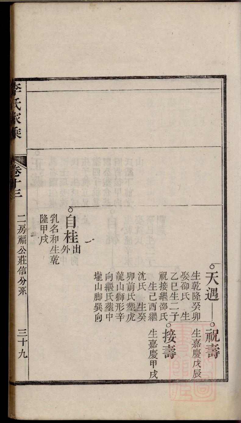 歧氏家谱全书