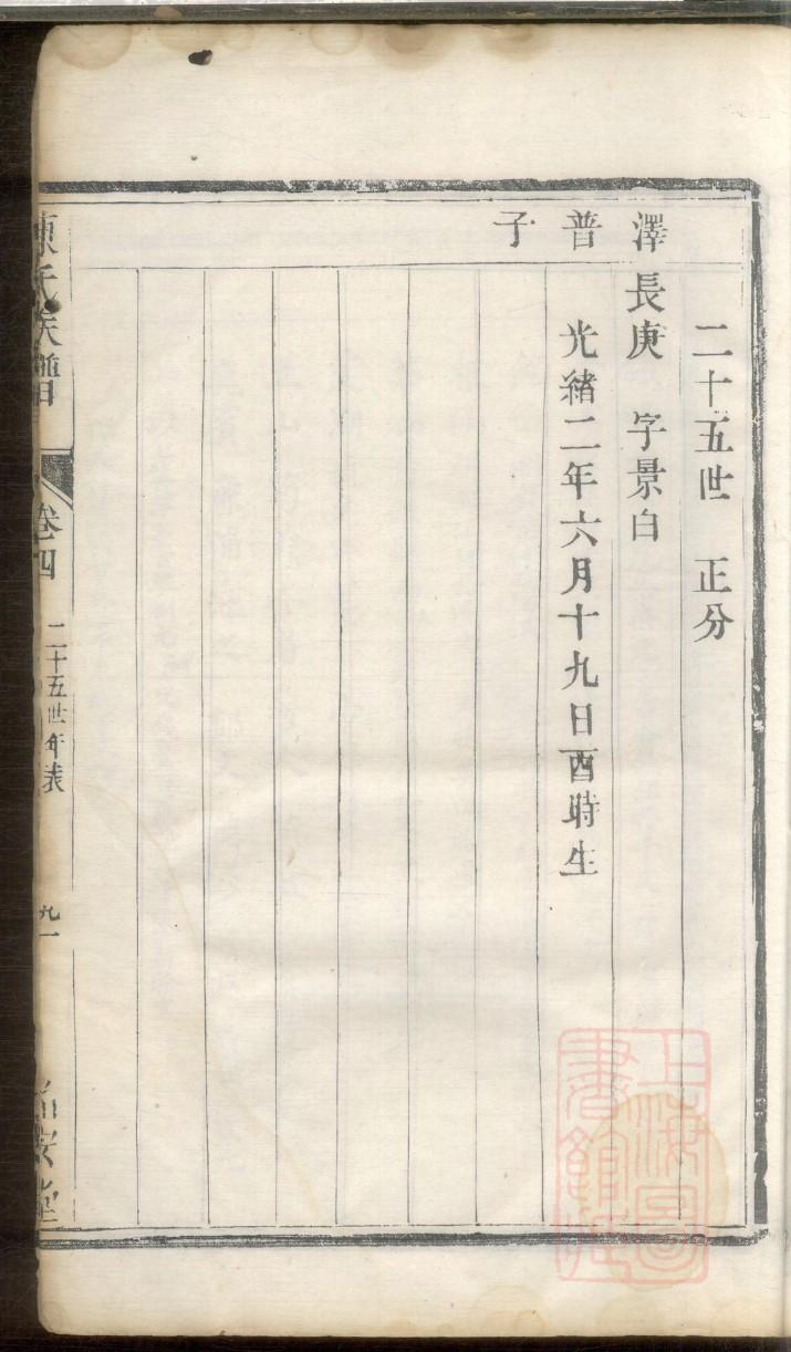 范氏族谱江苏分支
